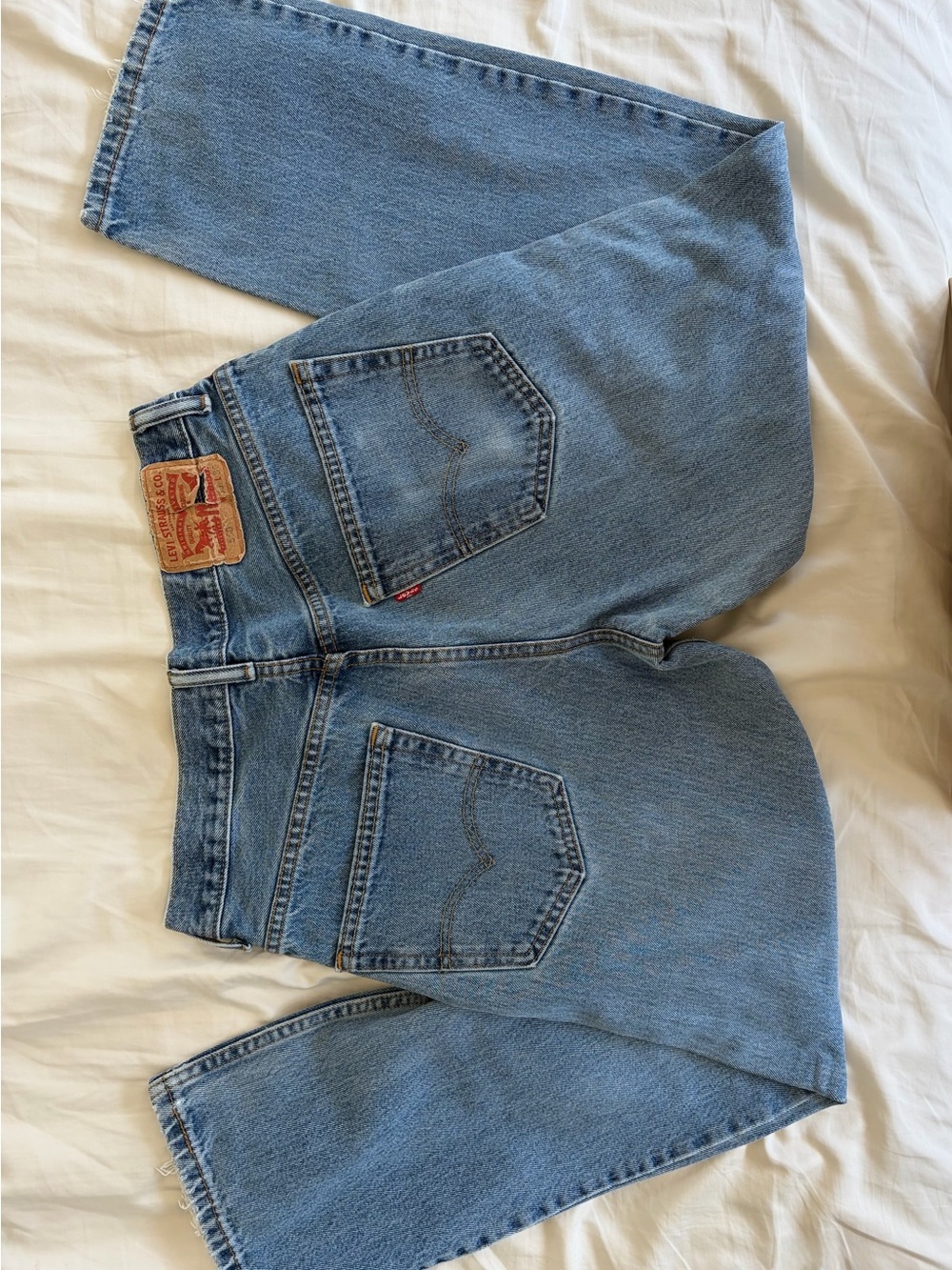 Levi's 550 Men's Jeans Tag 33x30 (Measures 32x29) Relaxed Tapered Blue Denim